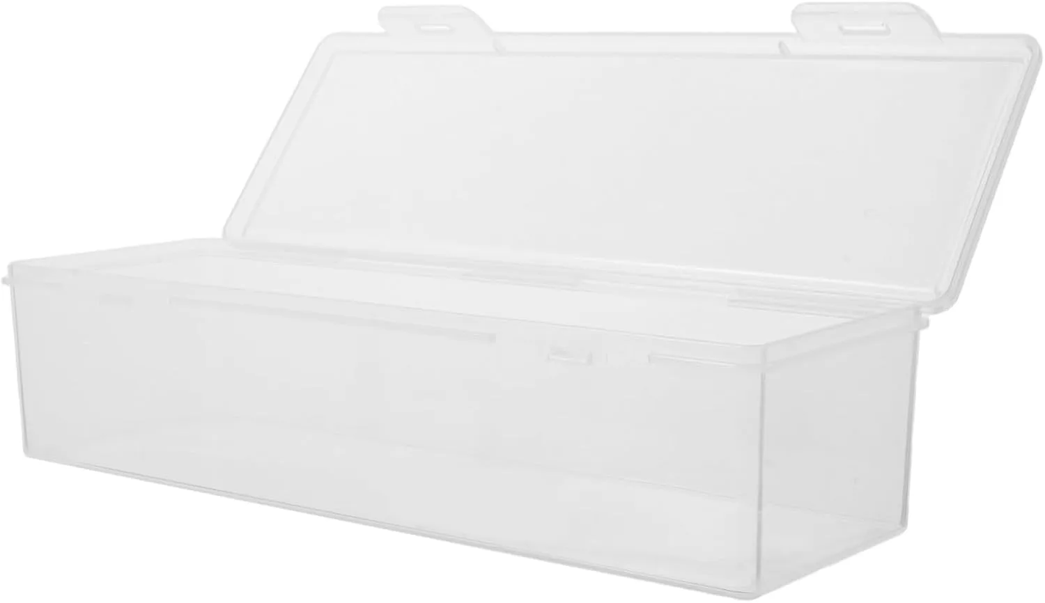 Clear Card Storage Box Portable Playing Card Organizer Protective Lid for Efficient Home School and Office Use Lightweight Transparent Design