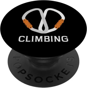 Climbing Mountaineering Alpine Carabiner Climbing PopSockets Swappable PopGrip