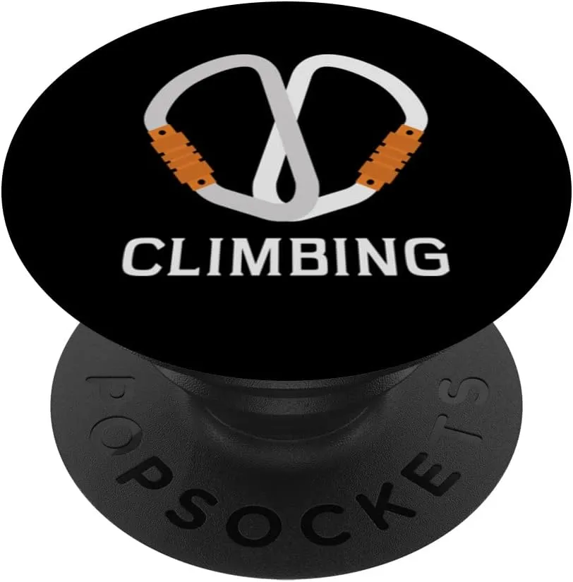 Climbing Mountaineering Alpine Carabiner Climbing PopSockets Swappable PopGrip