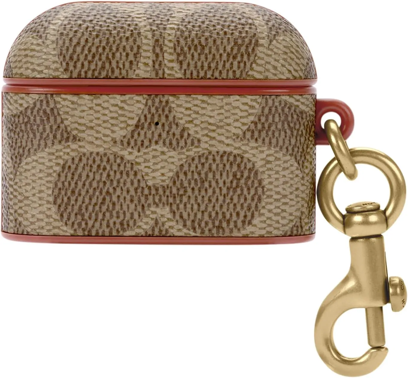 Coach Signature AirPods Pro Case - Compatible with AirPods Pro 2nd / 1st Generation - Signature Tan