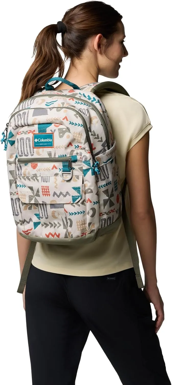 Columbia Unisex Buxton 26L Printed Backpack, Dark Stone Outerbounds, One Size