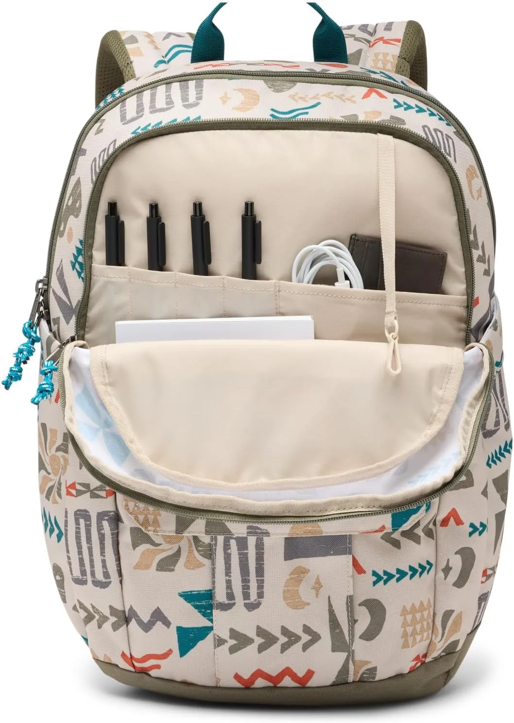 Columbia Unisex Buxton 26L Printed Backpack, Dark Stone Outerbounds, One Size