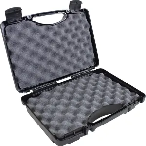 Condition 1 14" Economy Plastic Hard Case Model 1763 for Handgun, Revolver, Firearm, Pistol Lockable Protective Travel Storage Case, Made in USA, 14"x10.32"x3.57"