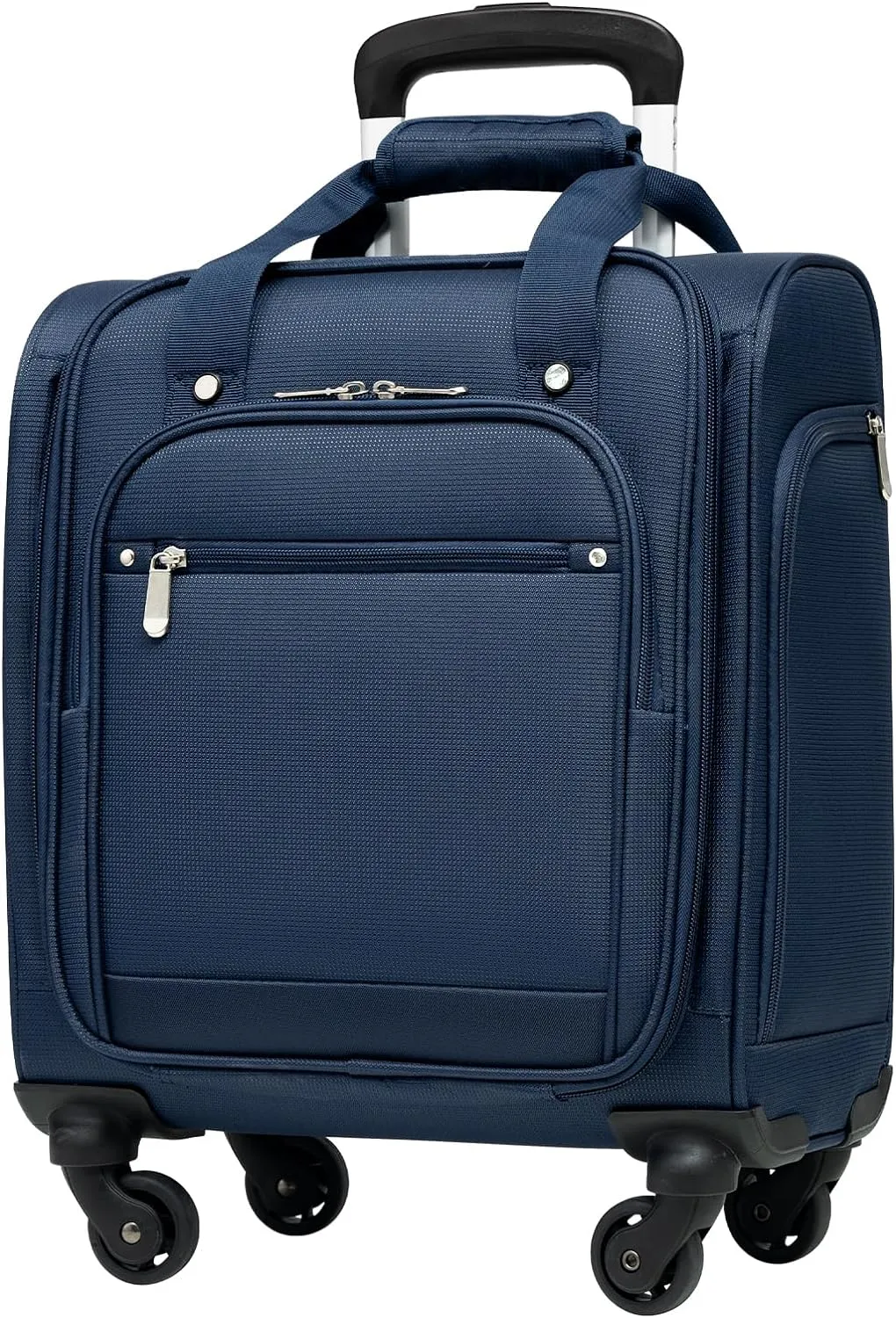 Coolife Underseat Carry On Luggage Softside Lightweight Rolling Travel Bag Spinner Suitcase