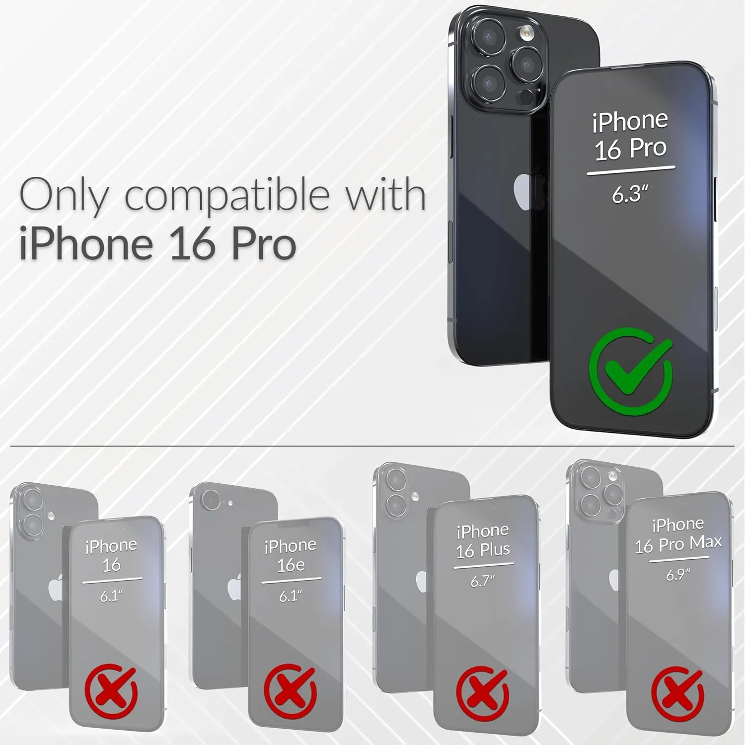 Crave Dual Guard Compatible with iPhone 16 Pro Case, Compatible with MagSafe Shockproof Protection Dual Layer Case for Apple iPhone 16 Pro (6.3") - Forest Green