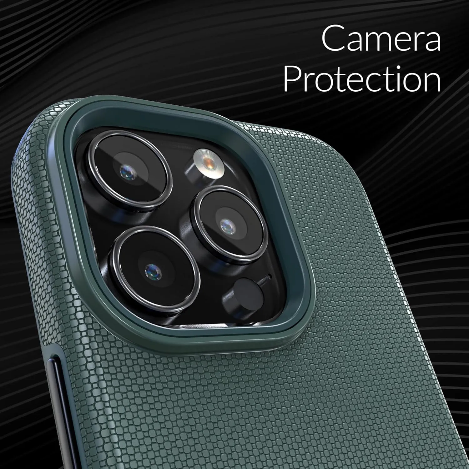 Crave Dual Guard Compatible with iPhone 16 Pro Case, Compatible with MagSafe Shockproof Protection Dual Layer Case for Apple iPhone 16 Pro (6.3") - Forest Green