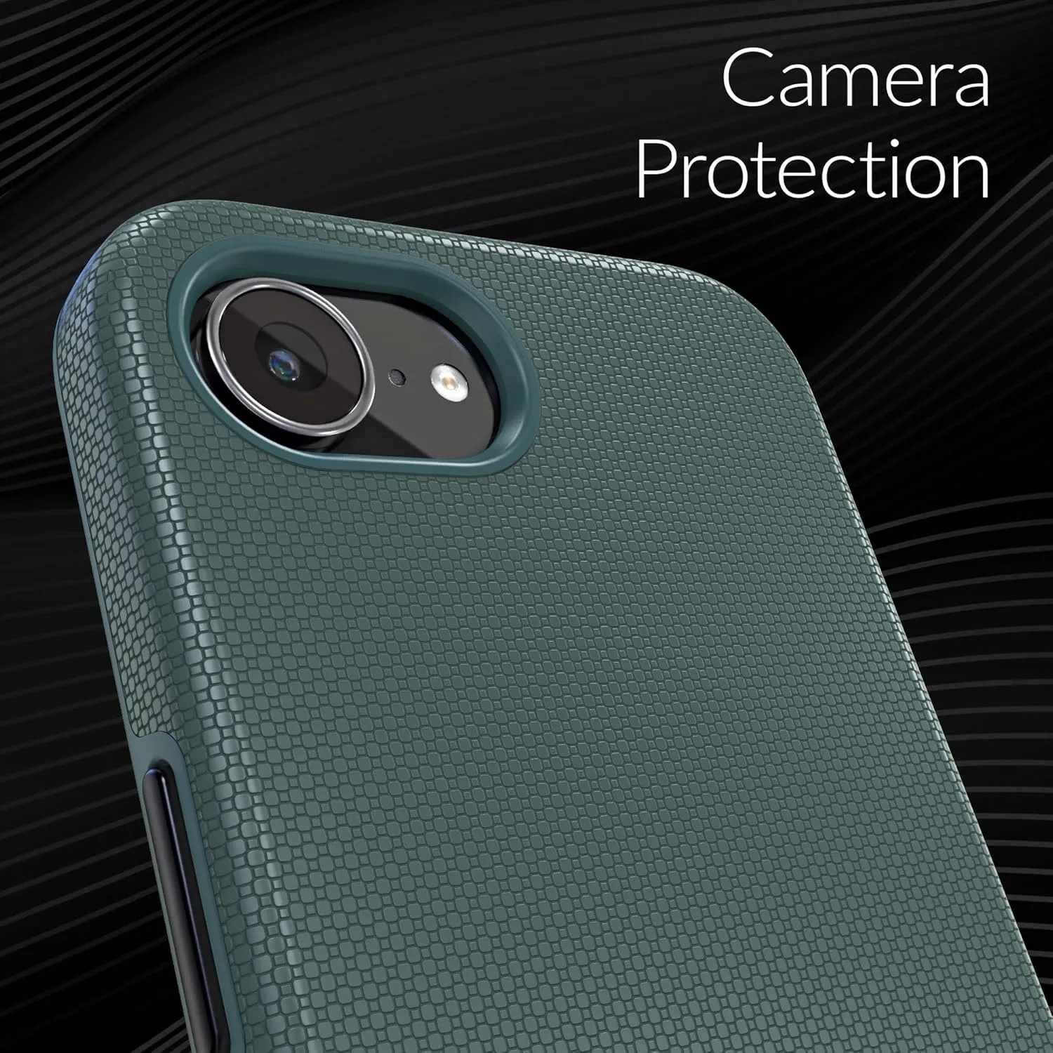 Crave Dual Guard Compatible with iPhone 16e Case, Shockproof Protection Dual Layer Case for iPhone 16e (6.1") - Forest Green