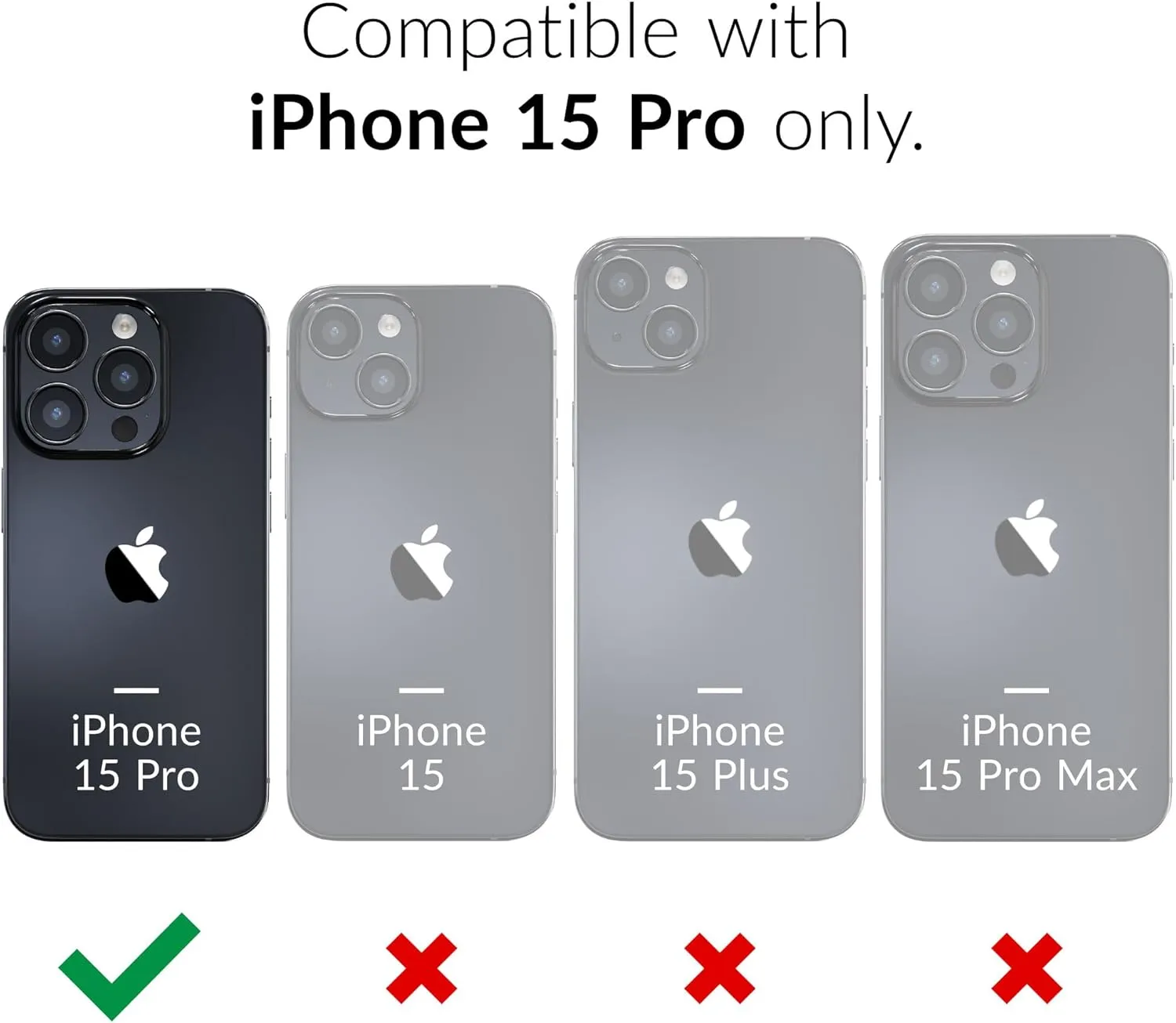 Crave Dual Guard for iPhone 15 Pro Case, Compatible with MagSafe Shockproof Protection Dual Layer Case for Apple iPhone 15 Pro (6.1") - Forest Green