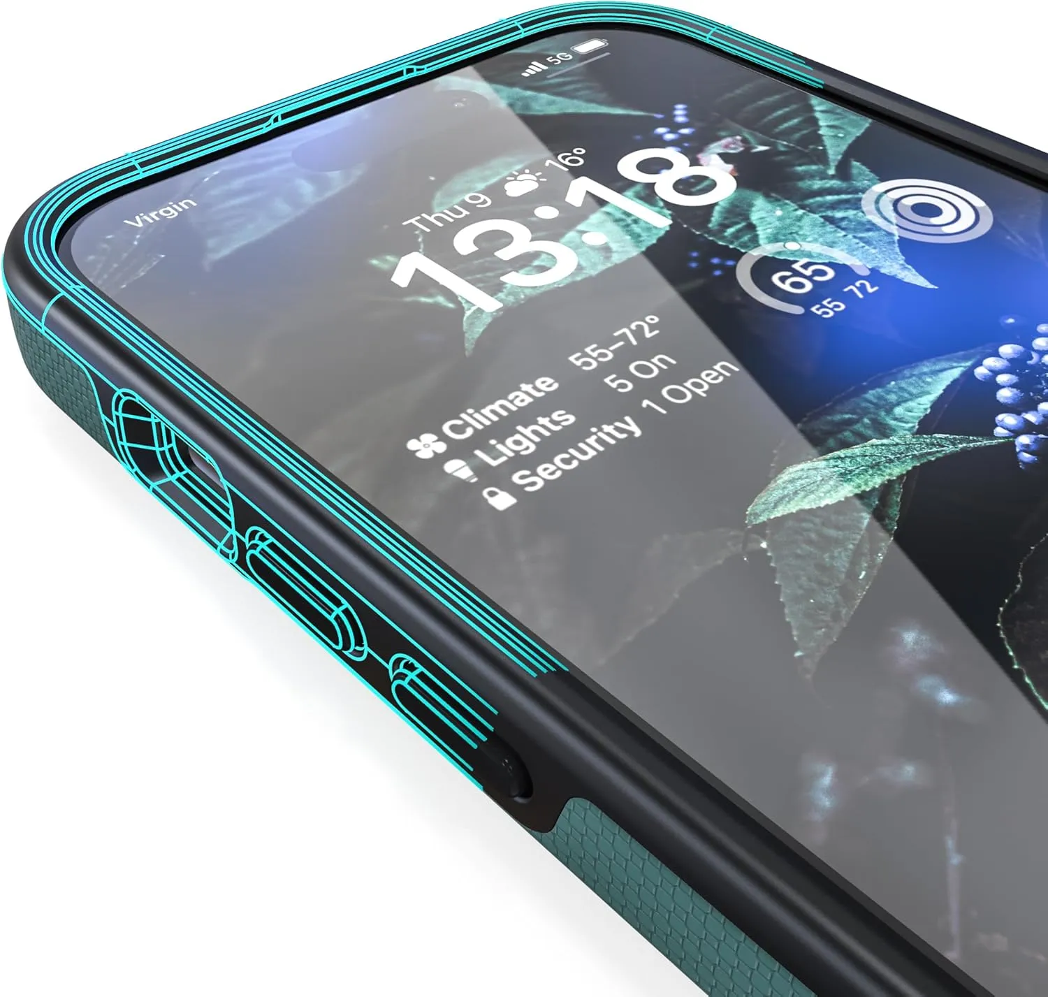 Crave Dual Guard for iPhone 15 Pro Case, Compatible with MagSafe Shockproof Protection Dual Layer Case for Apple iPhone 15 Pro (6.1") - Forest Green