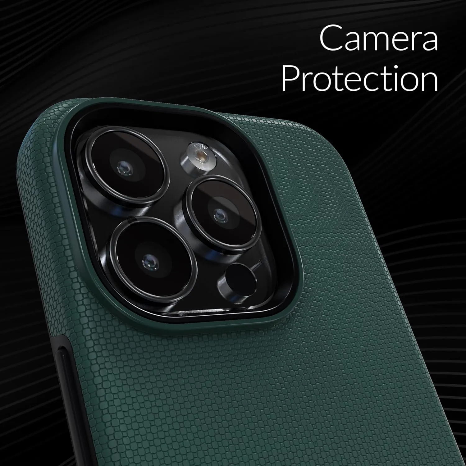 Crave Dual Guard for iPhone 15 Pro Case, Compatible with MagSafe Shockproof Protection Dual Layer Case for Apple iPhone 15 Pro (6.1") - Forest Green
