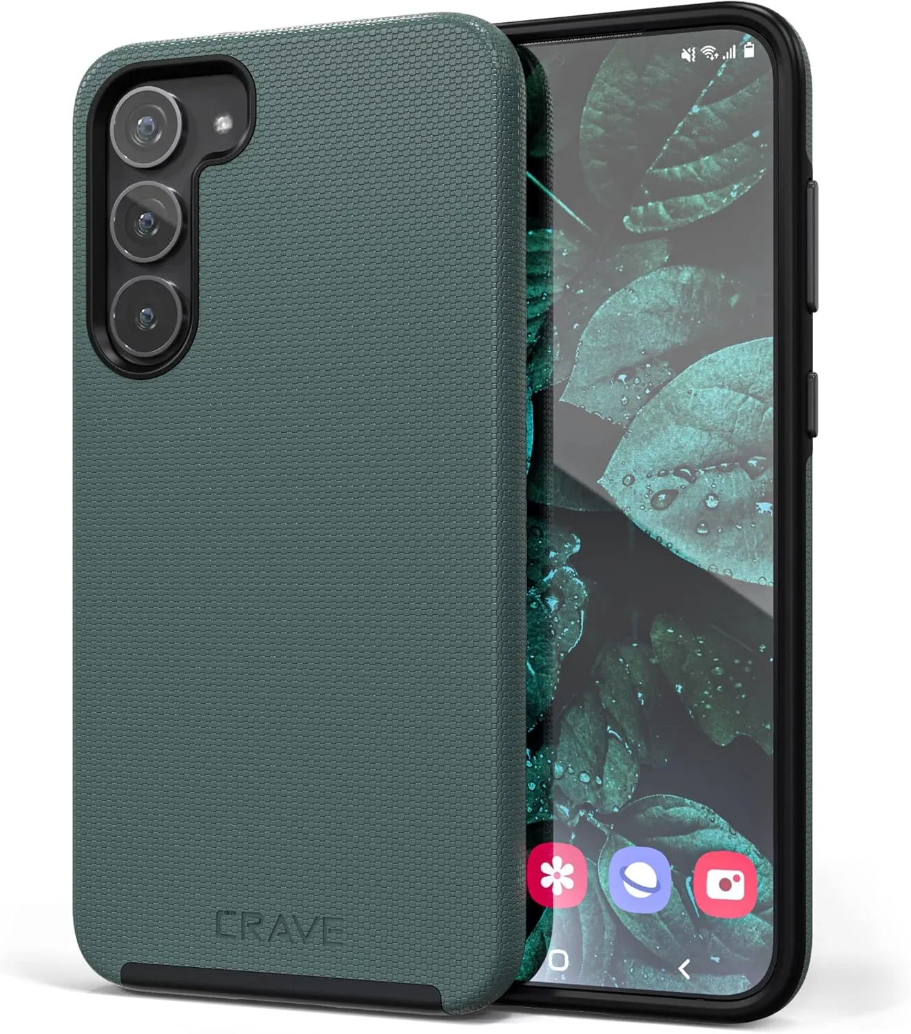 Crave Dual Guard for Samsung Galaxy S23 Plus Case, Shockproof Protection Dual Layer Case for Samsung Galaxy S23 Plus - Forest Green
