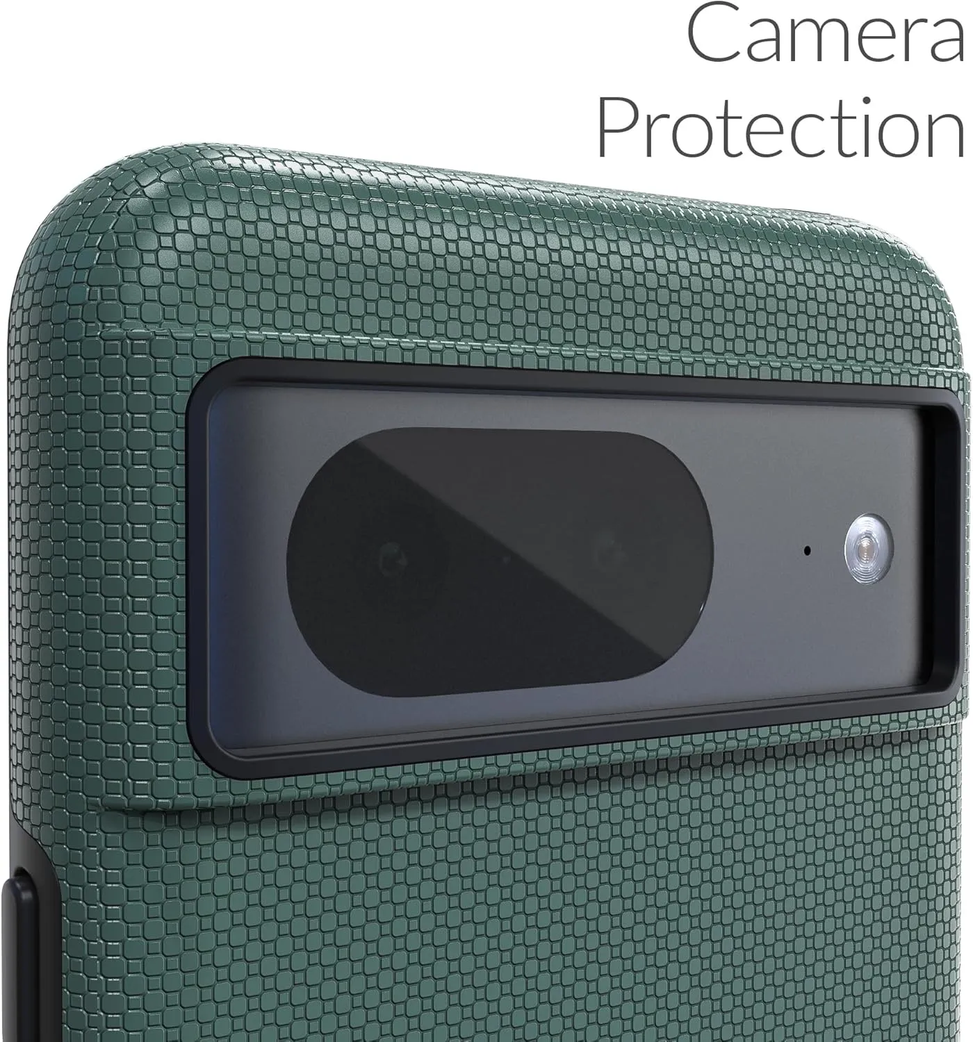 Crave Google Pixel 8 Case - Dual Guard Shockproof Protection Secure Layered Pixel 8 Phone Case, Forest Green