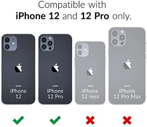 Crave iPhone 12, iPhone 12 Pro Case, Dual Guard Protection Series Case for iPhone 12/12 Pro (6.1 inch) - Red