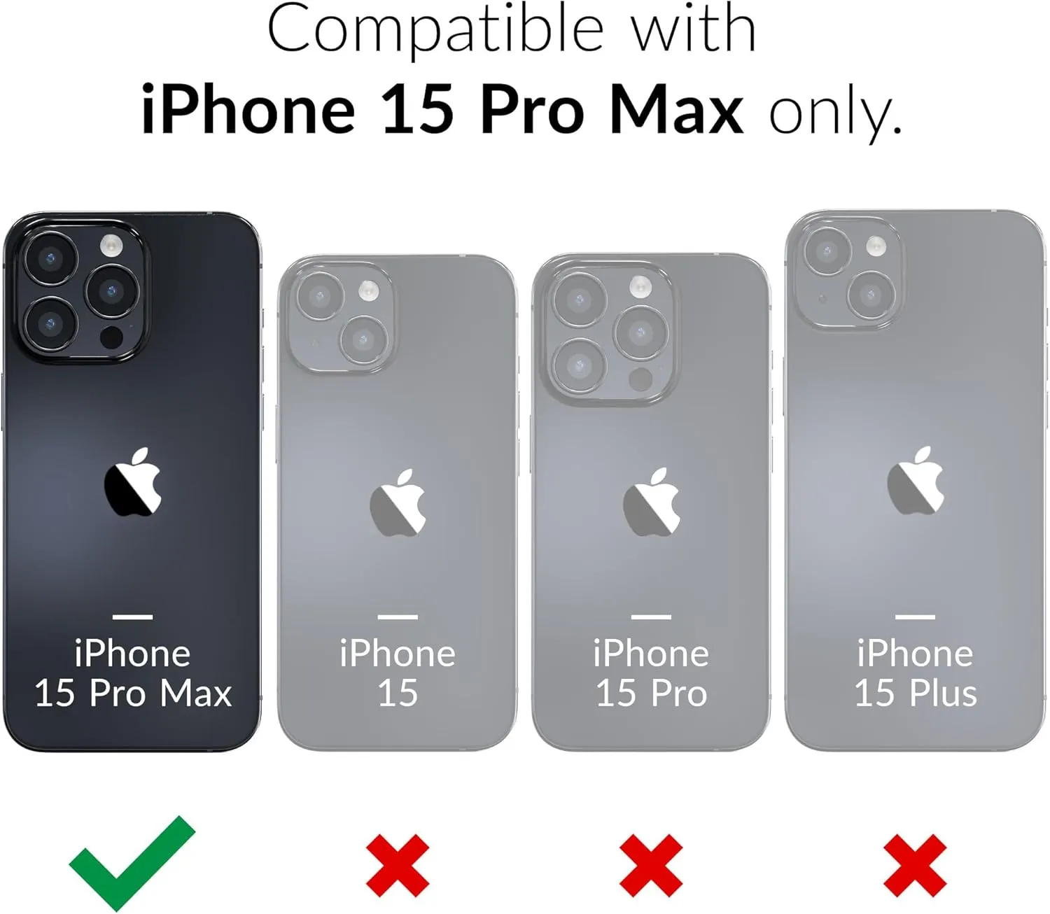 Crave Stand Case for iPhone 15 Pro Max, Compatible with MagSafe - Shockproof Protection Kickstand Case - Forest Green
