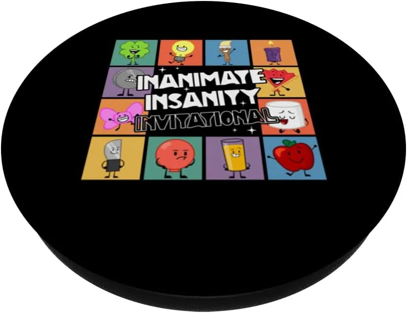 Creator Ink Inanimate Insanity Black And White Funny Meme PopSockets Adhesive PopGrip
