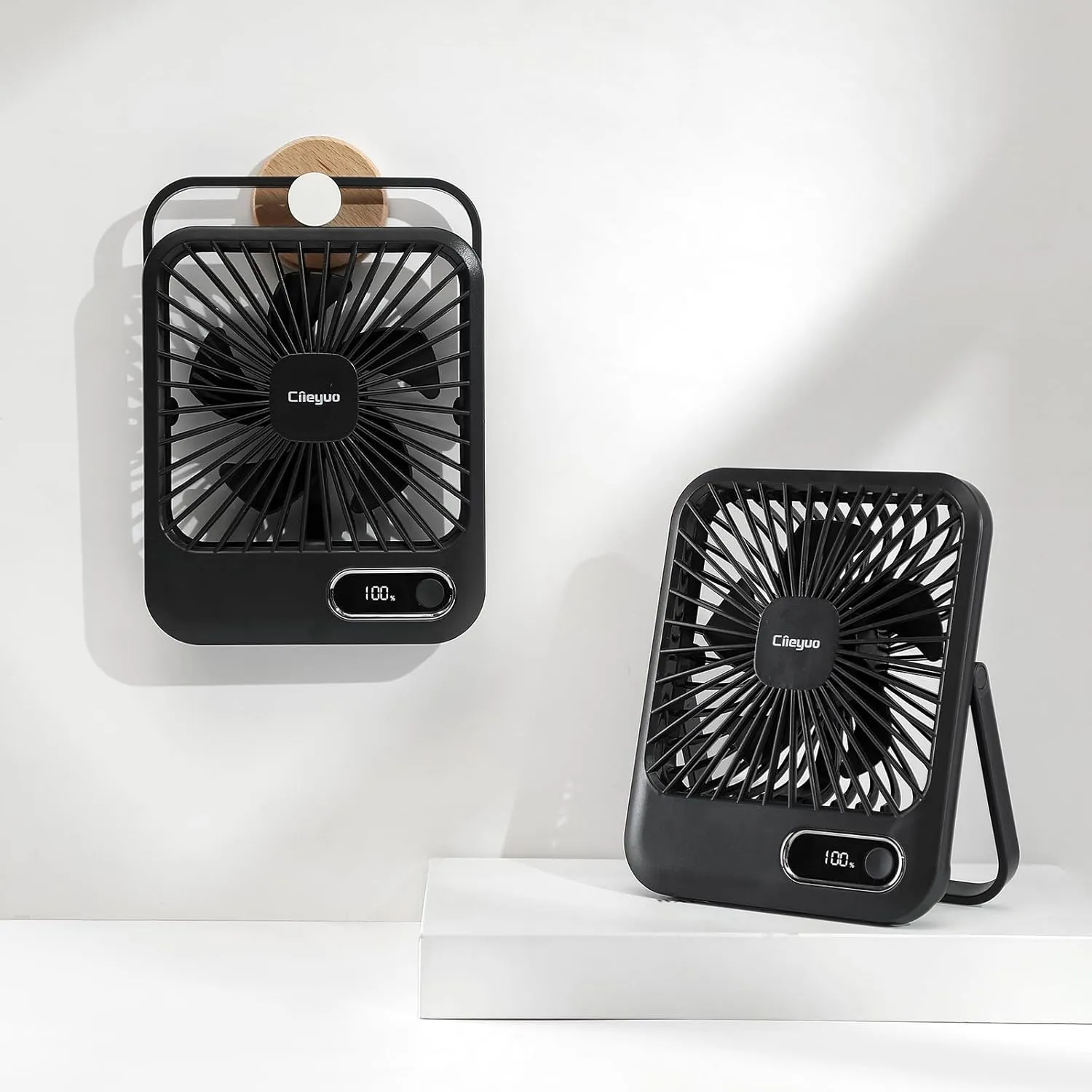 Cruise-Approved Fan Compact & Quiet 24H Ultra-Long Battery Life TYPE-C Rechargeable Personal Cooling Fan for Cruise Cabin, Office & Travel