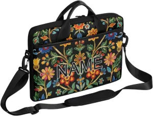 Custom Laptop Bag with Name Personalized 15 Inch Shoulder Computer Bag