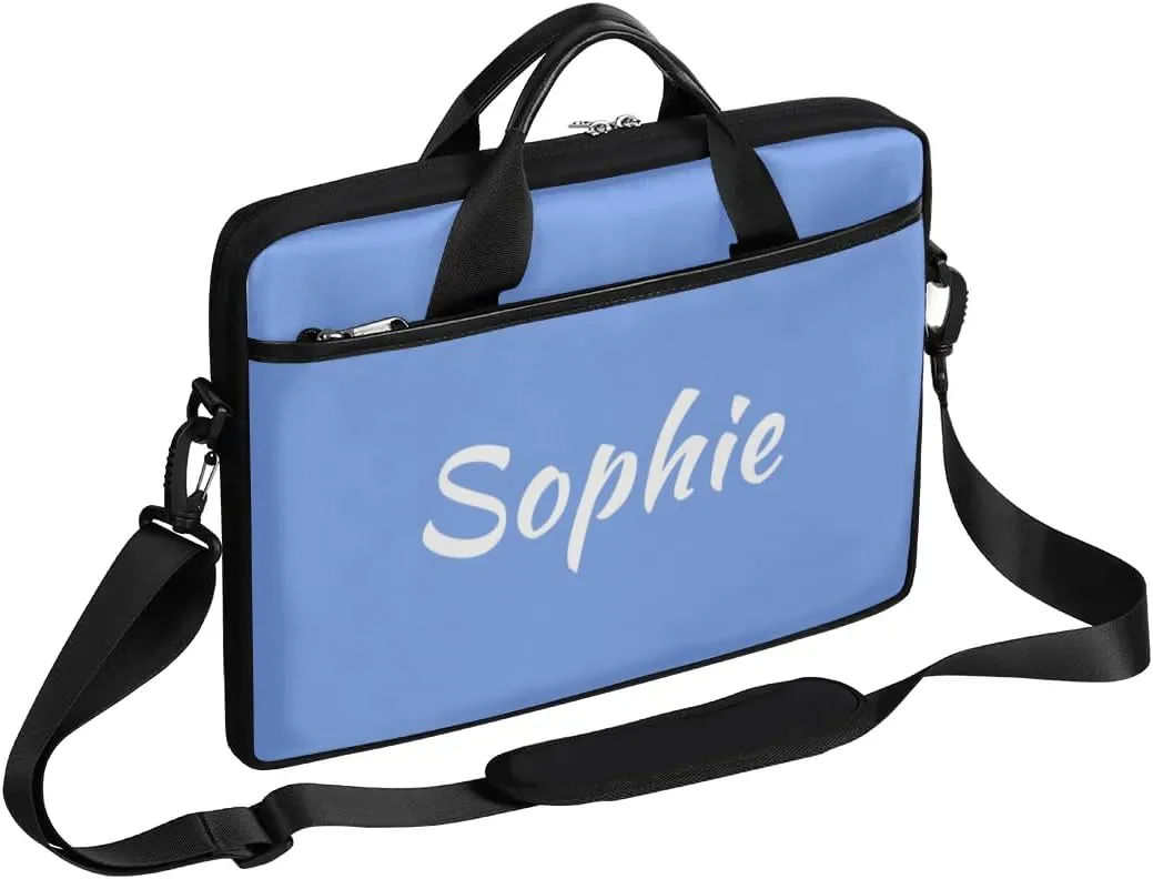 Custom Laptop Bag with Name Personalized Shoulder Bag Lightweight Computer Bag Messenger Bags with Handle