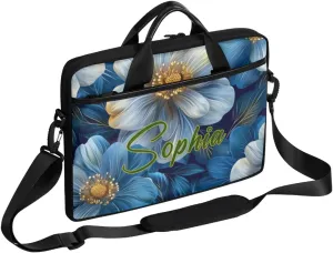 Custom Laptop-Bag with Name,Lightweight Portable Personalized Shoulder Computer-Bag,Customized Briefcase for Women
