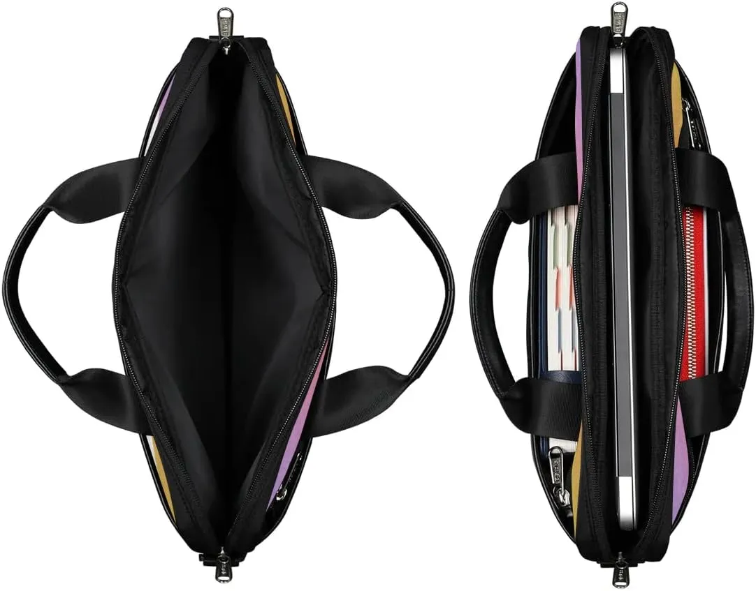 Custom Laptop Bag with Name,Personalized Laptop Shoulder Bag Add Your Own Name,Customized Portable Computer Pocket Case Gifts