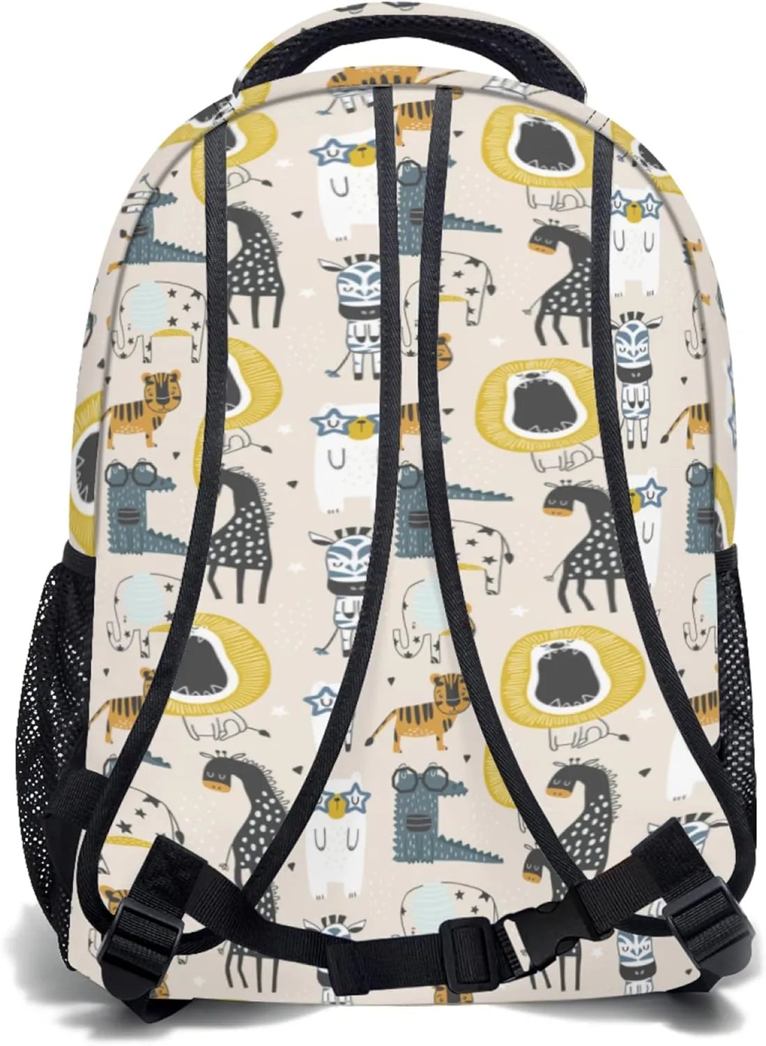 Cute Cartoon Animal Ergonomics Backpack Waterproof Lightweight Travel Bags Casual Daypacks 17 Inch