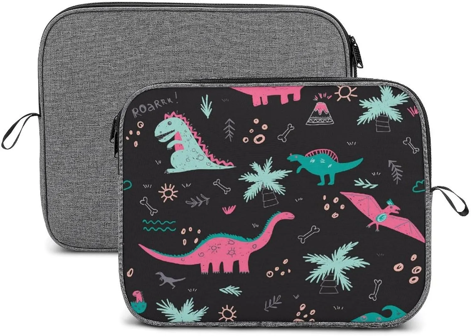Cute Cats Head Large Capacity Portable Laptop Case Unisex