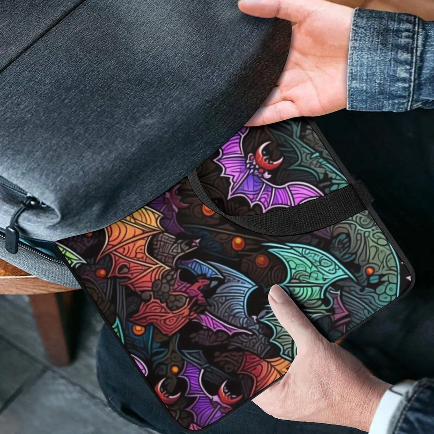 Cute Cow Pattern Messenger Bag Case Sleeve for Laptop Briefcase