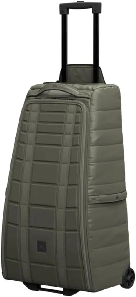 Db Journey The Hugger Roller Bag - Durable Rolling Duffle Bag with Wheels and Handle, Wheeled Luggage & Travel Bag, Interior Pockets, Hook Up System, 60L - Moss Green