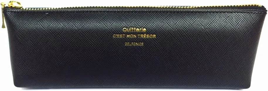 Delfonics Men's Quitterie Pen Case, Black, One Size