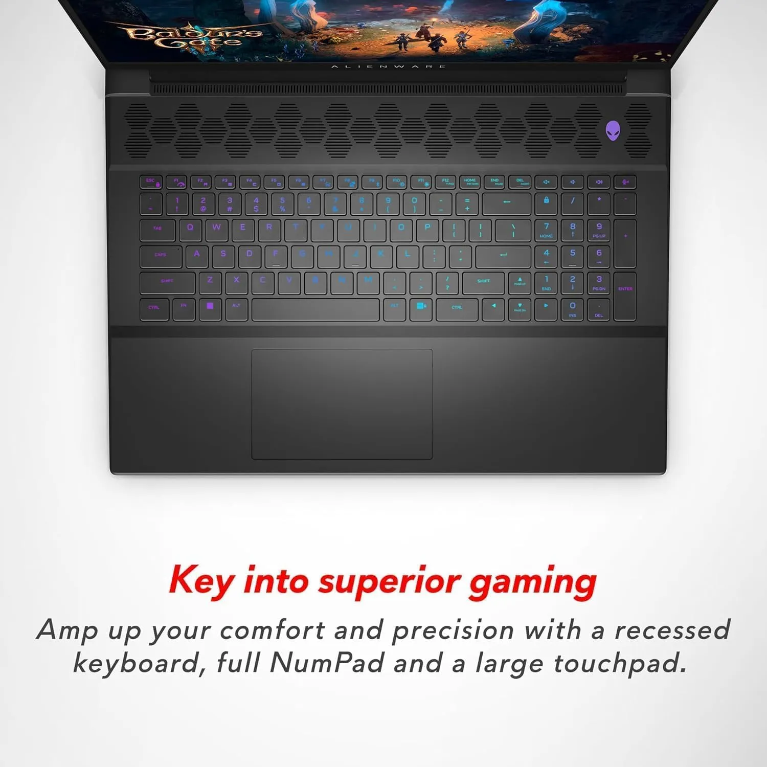 Dell Alienware m18 R2 Gaming Laptop, 18" QHD (2560 x 1600) 165Hz, FHD Camera, Intel 24-Core i9 14900HX, GeForce RTX 4090, 64 GB DDR5, 8 TB SSD, Bluetooth 5.4, Win11 Pro, Office 2019, w/Accessories