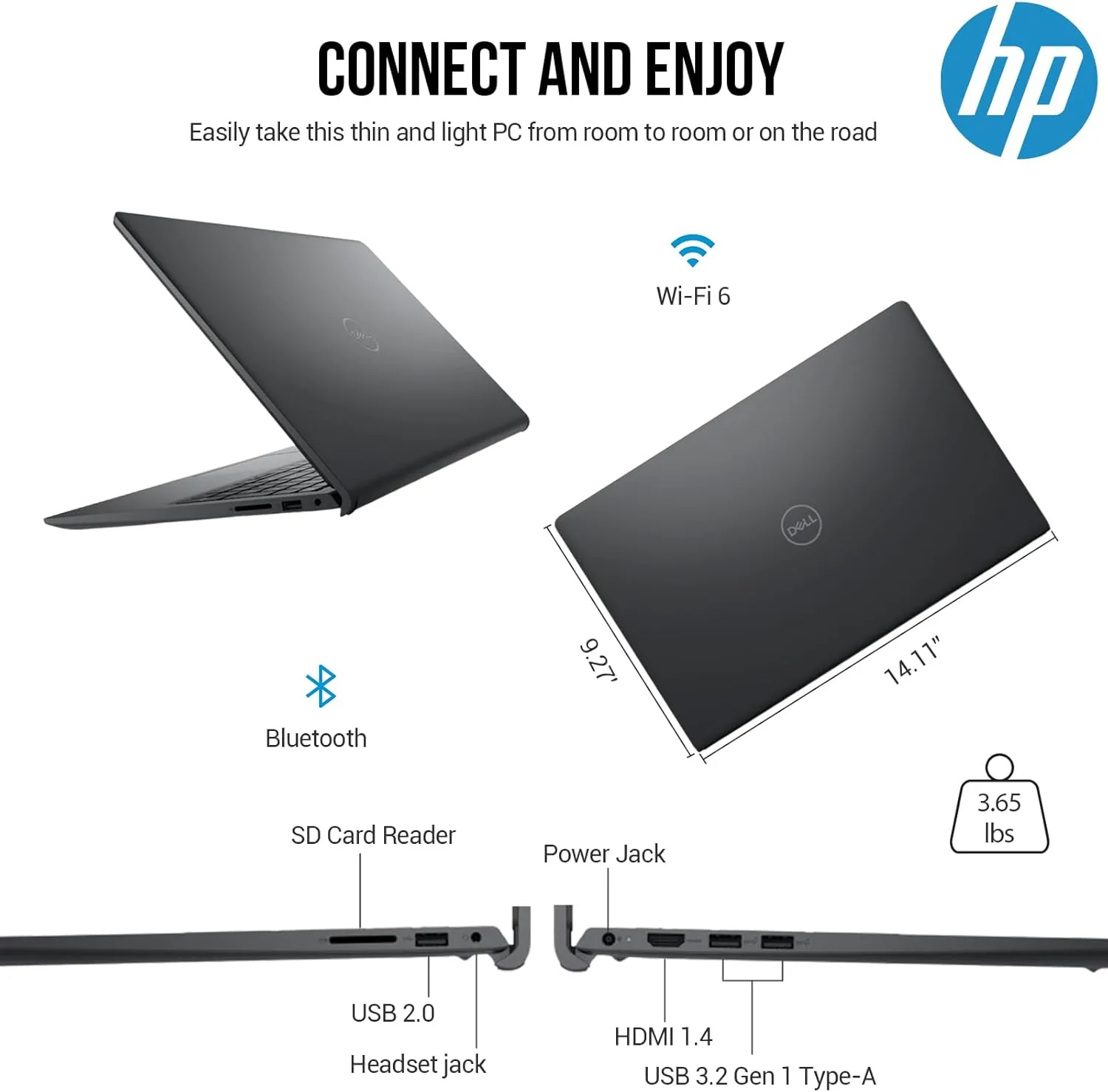 Dell Inspiron 15 3000 Laptop Computer, FHD 15.6 Laptop PC Notebook, Microsoft Office Lifetime, Intel 6-Core i3, 24GB RAM 1TB SSD 512GB Docking Set, Windows 11 Pro, 10-Key Number Pad