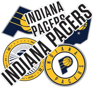 Desert Cactus Indiana Pacers NBA Officially Licensed Sticker Vinyl Decal Laptop Water Bottle Car Scrapbook (Type 2)