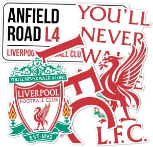 Desert Cactus Liverpool FC Sticker Decal Vinyl English Anfield Football Soccer Laptop Water Bottle Car Scrapbook (Type 2-4)