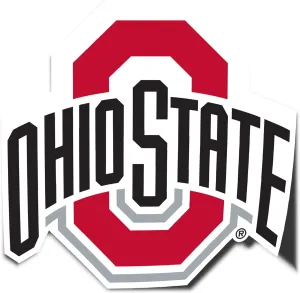 Desert Cactus The Ohio State University OSU Buckeyes Vinyl Decal Laptop Water Bottle Car Scrapbook Sticker (IND 123)