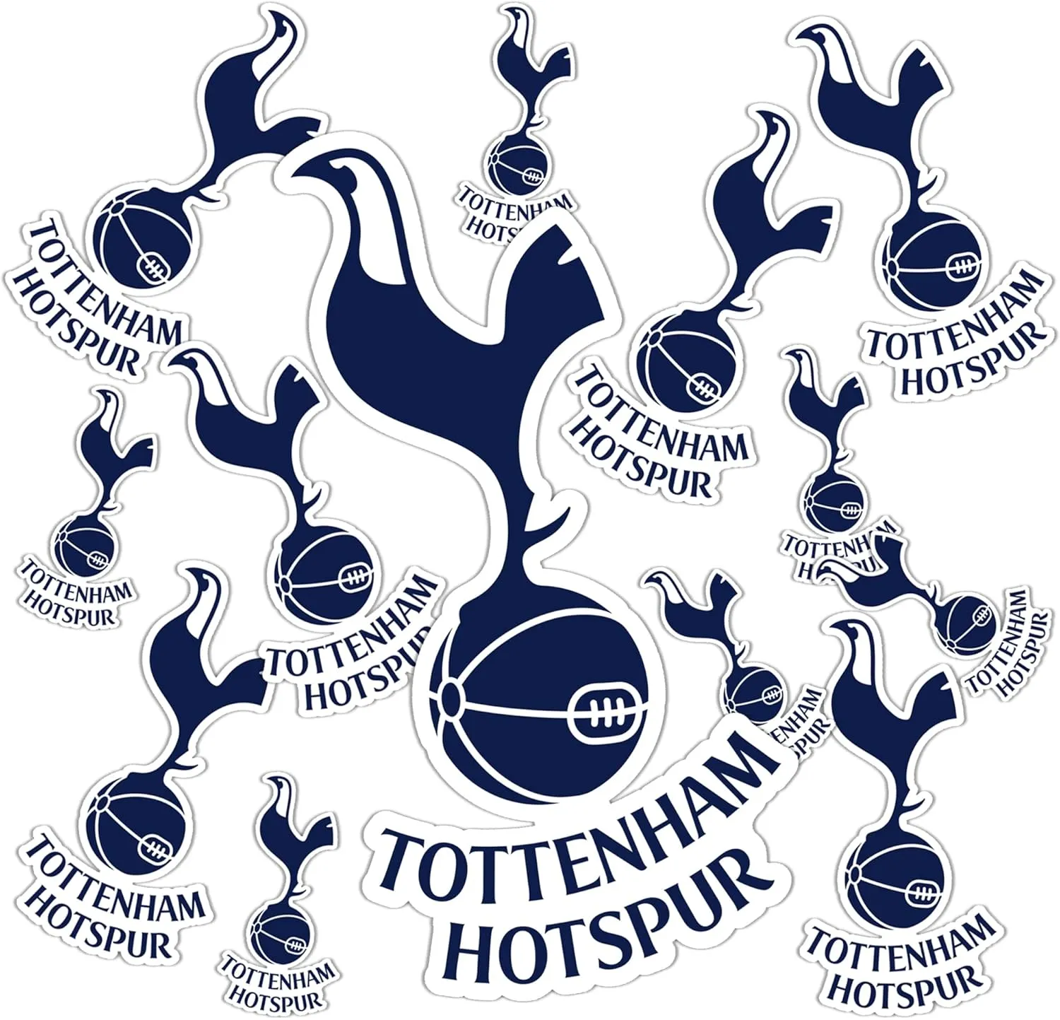 Desert Cactus Tottenham Hotspur Spurs Sticker Football Soccer Vinyl Decal Laptop Water Bottle Car Scrapbook Sheet (Type 3-1)