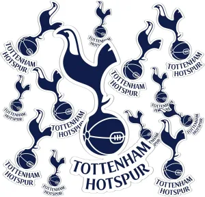 Desert Cactus Tottenham Hotspur Spurs Sticker Football Soccer Vinyl Decal Laptop Water Bottle Car Scrapbook Sheet (Type 3-1)