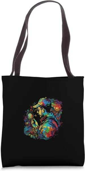 Detective Splash Art Private Detective Private Spy Spy Tote Bag
