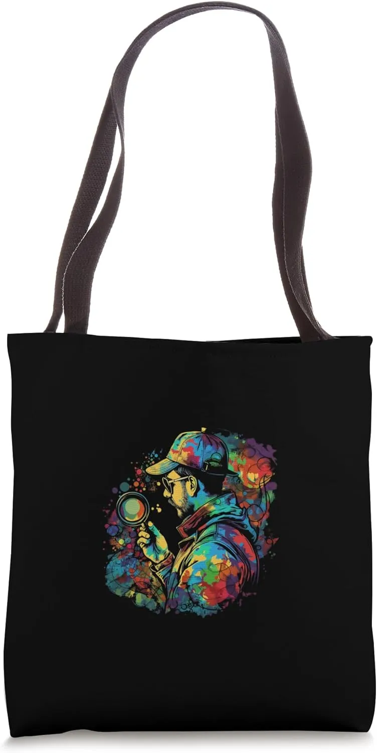 Detective Splash Art Private Detective Private Spy Spy Tote Bag