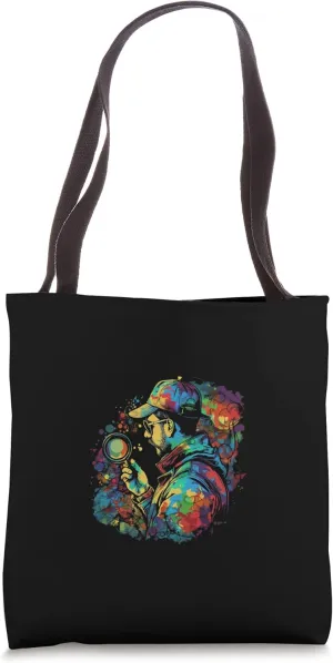 Detective Splash Art Private Detective Private Spy Spy Tote Bag
