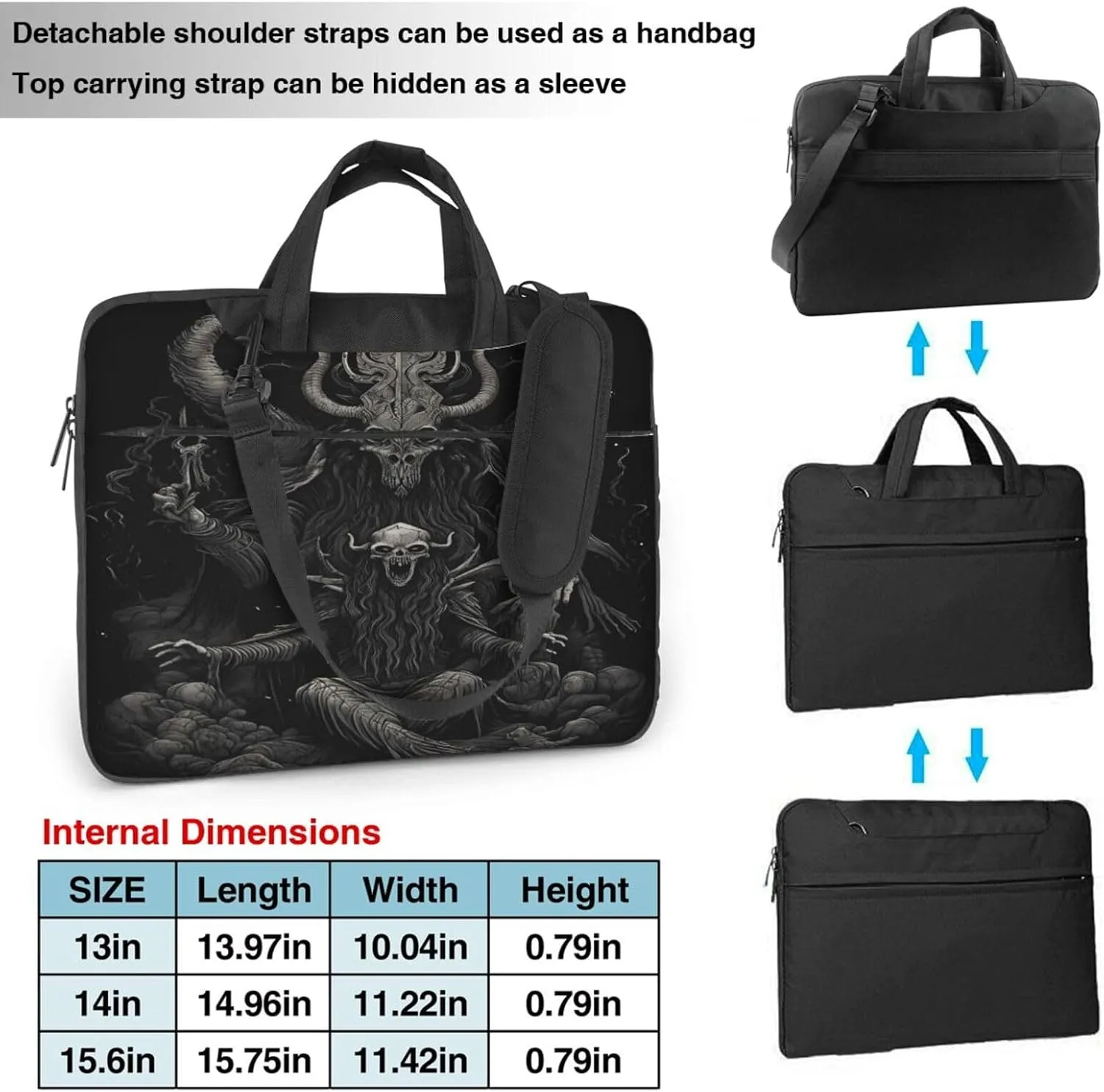 Dinosaur Laptop Bag, 15.6 inch Laptop Case Shoulder Messenger Bag Briefcase Computer Bag for Men Women