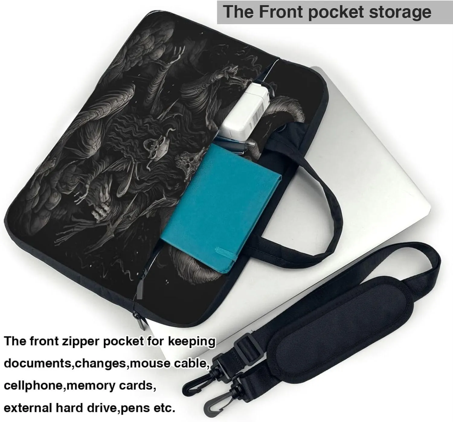 Dinosaur Laptop Bag, 15.6 inch Laptop Case Shoulder Messenger Bag Briefcase Computer Bag for Men Women
