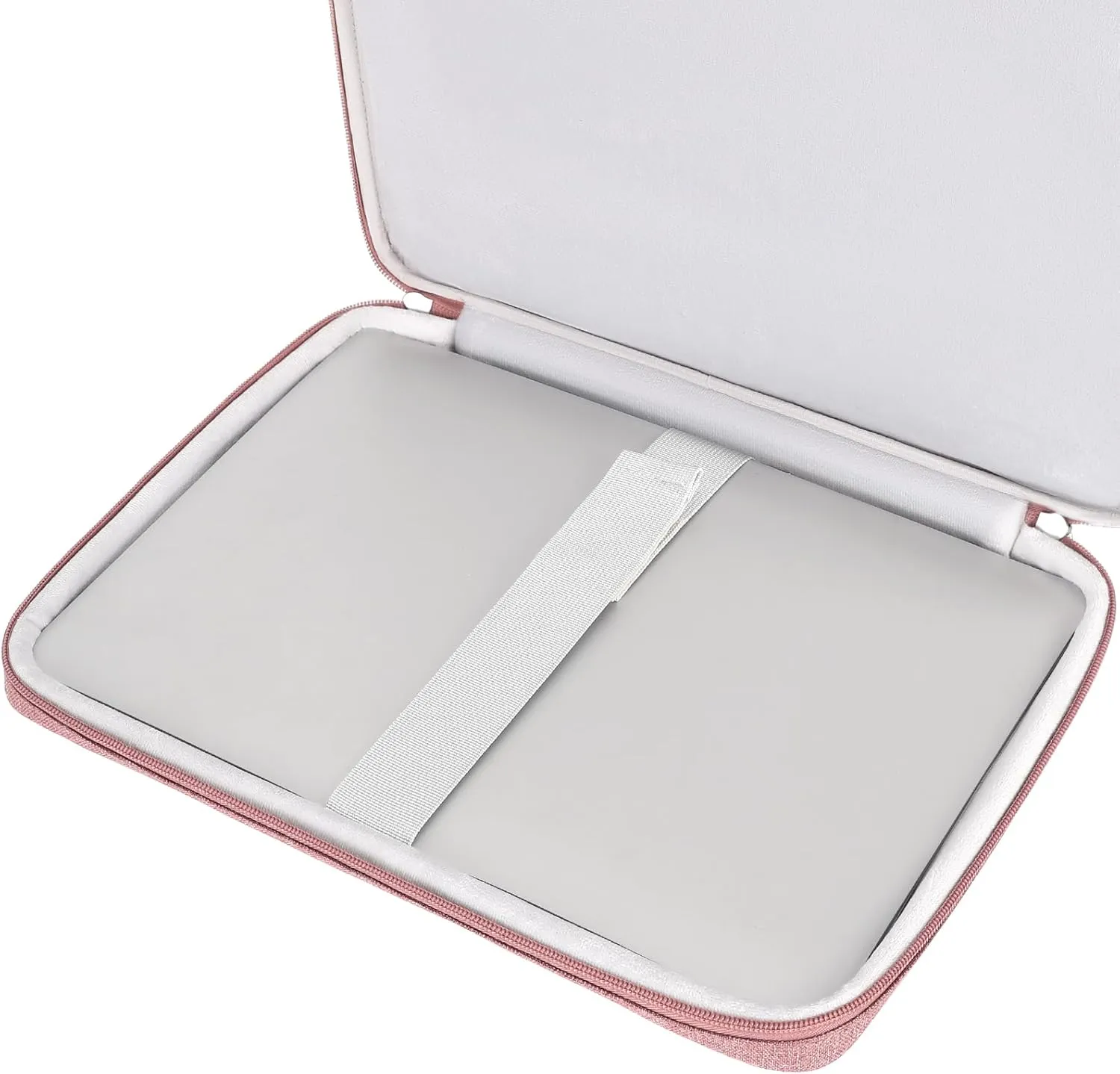 DOMISO 15.6 inch Laptop Sleeve Notebook Portable Carrying Bag Case Handbag for 15.6" Legion 5 Gen 6/ThinkPad E15 Gen 2 4/16" ThinkPad T16/16 Swift 3/16" Yoga Slim 7 Pro/HP EliteBook,Pink