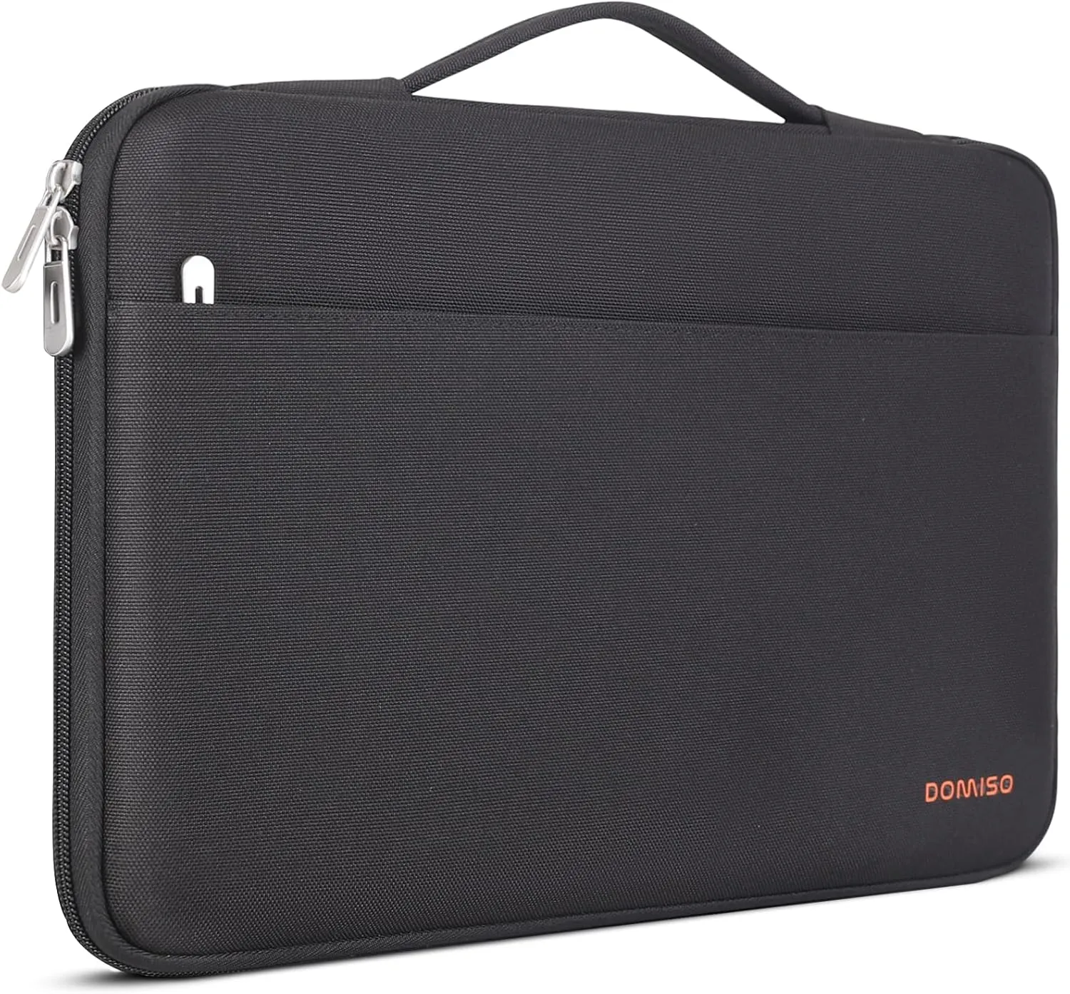 DOMISO 16 Inch Laptop Sleeve Canvas Notebook Portable Carrying Bag Case Handbag for 16" Dell/HP Pavilion Envy/ThinkPad IdeaPad/ASUS Vivobook,Black