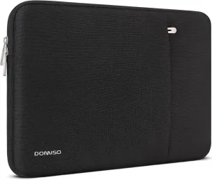 DOMISO Laptop Case Sleeve 17.3 inch Protective Laptop Carrying Case Bag Water-Resistant Notebook Accessories for HP Pavilion Envy 17/Dell IdeaPad/LG Gram/MSI/Razer Blade Pro 17,Black