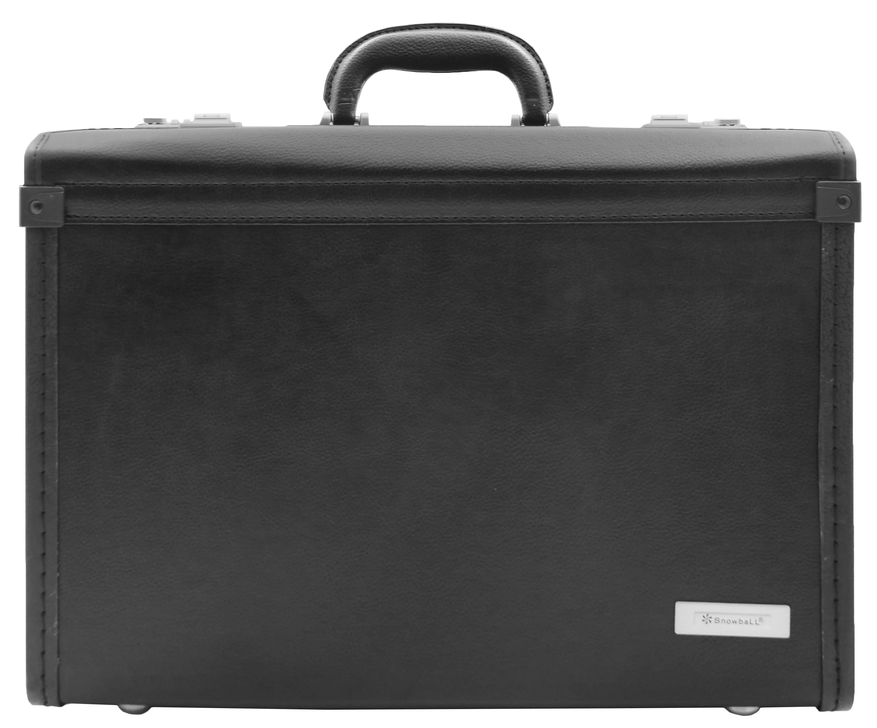 DR495 Leather Briefcase Doctors Business Bag Black