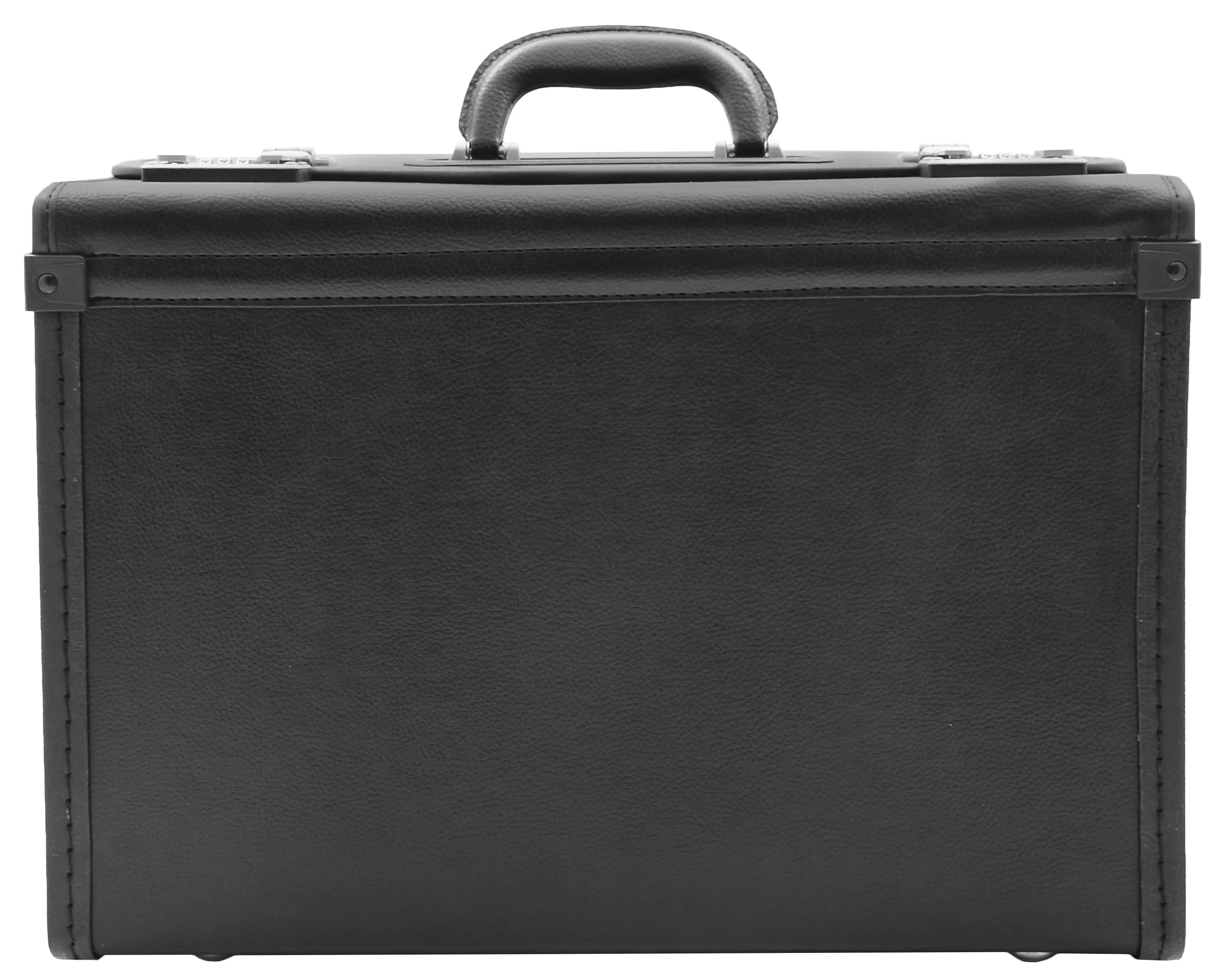 DR495 Leather Briefcase Doctors Business Bag Black