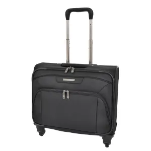 DR518 Executive Flight Briefcase With Four Wheels Black