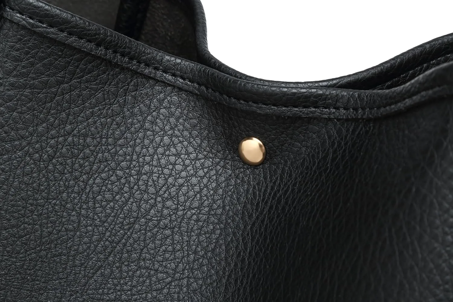Dreubea Large Leather Tote Bag for Women - Big Work Bag, Spacious Minimalist Handbag, Stylish Laptop Tote for Travel & Office