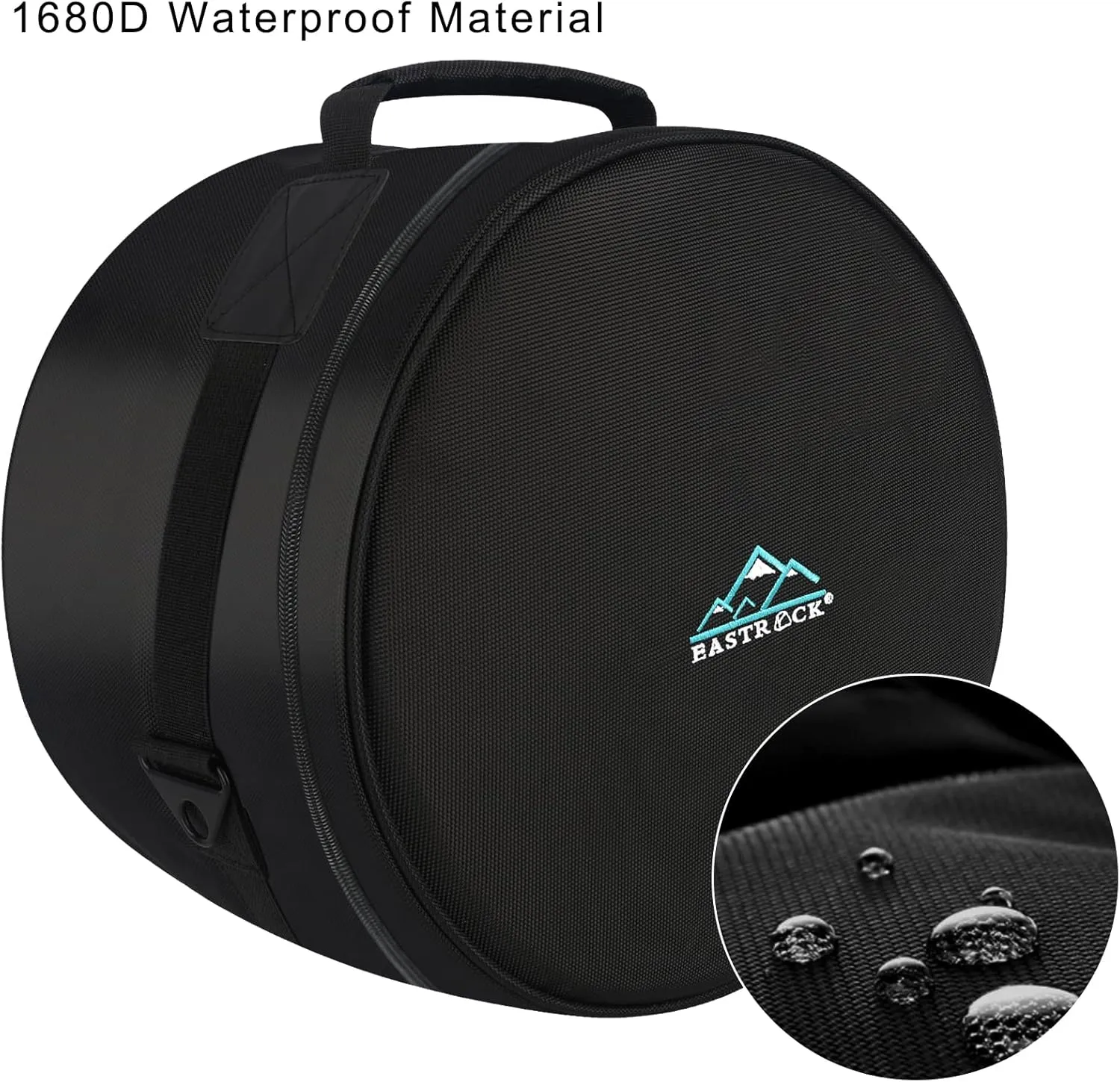 EASTROCK 12" x8" Tom Drum Bag, Tom Drum Cases 15 mm Thick Padding for Your Drum Protection (12 * 8" Tom)