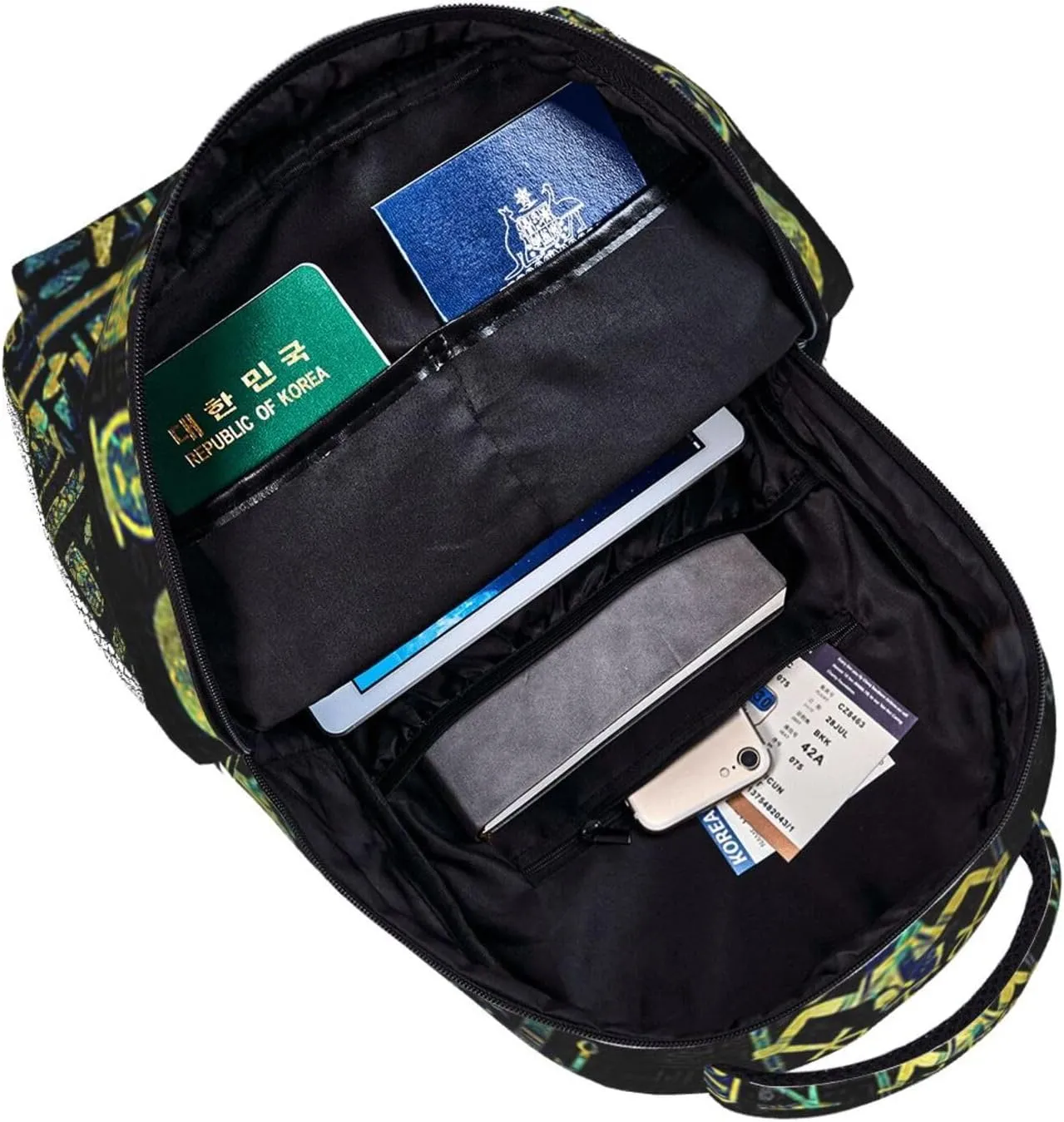 Egypt Laptop Backpack Ancient Egypt Backpack Travel Bag Laptop Computer Hieroglyph Bag for Women Men